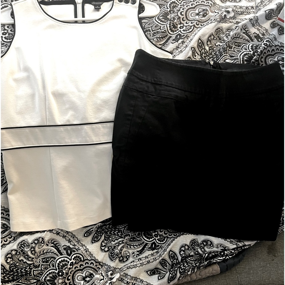 Size 6/Med Ann Taylor 2 piece skirt suit